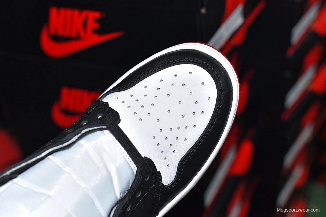 Air Jordan 1 Satin Black Toe