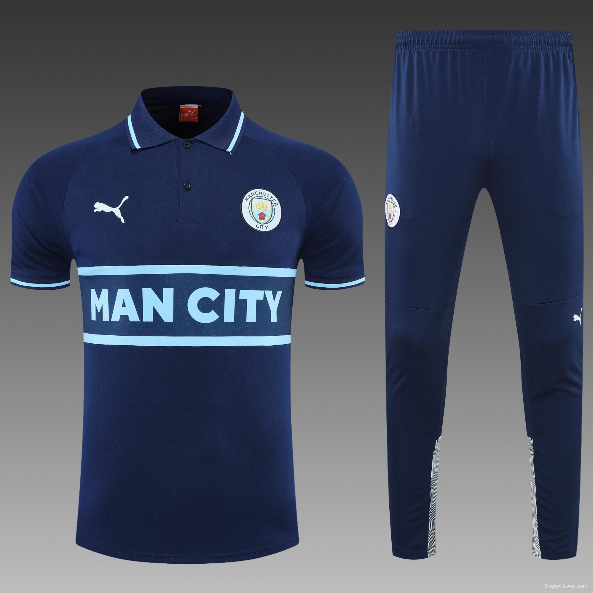 Manchester City POLO kit royal blue (does not support separate sale)