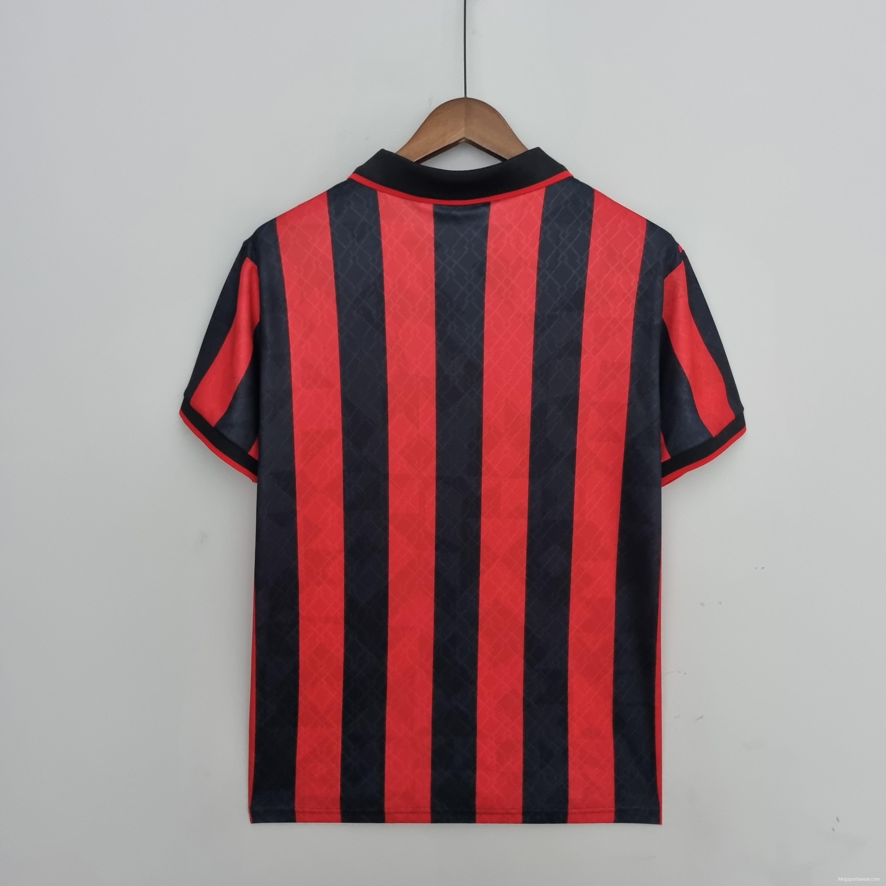 Retro 95/96 AC Milan home Soccer Jersey