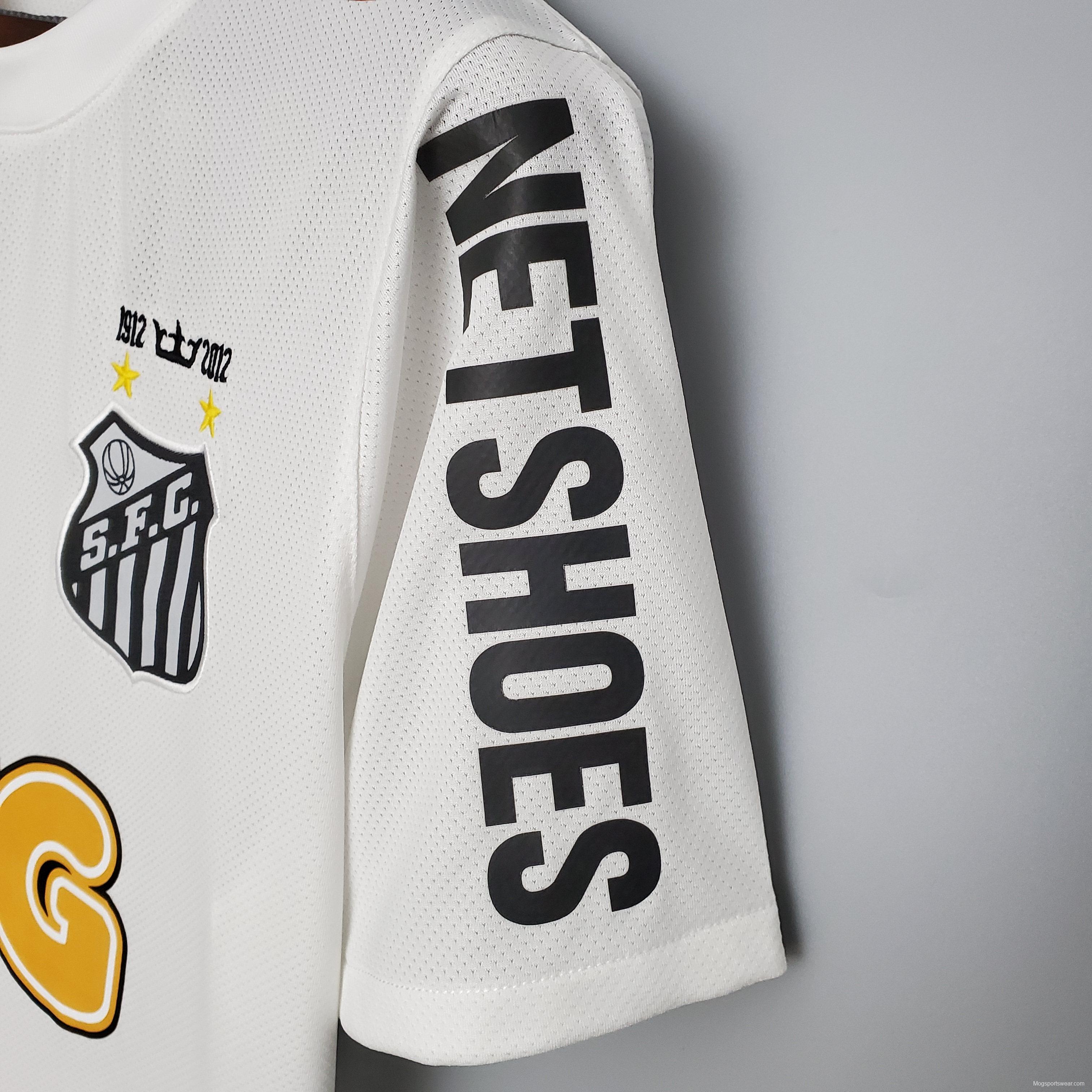 Retro 12/13 Santos home Soccer Jersey