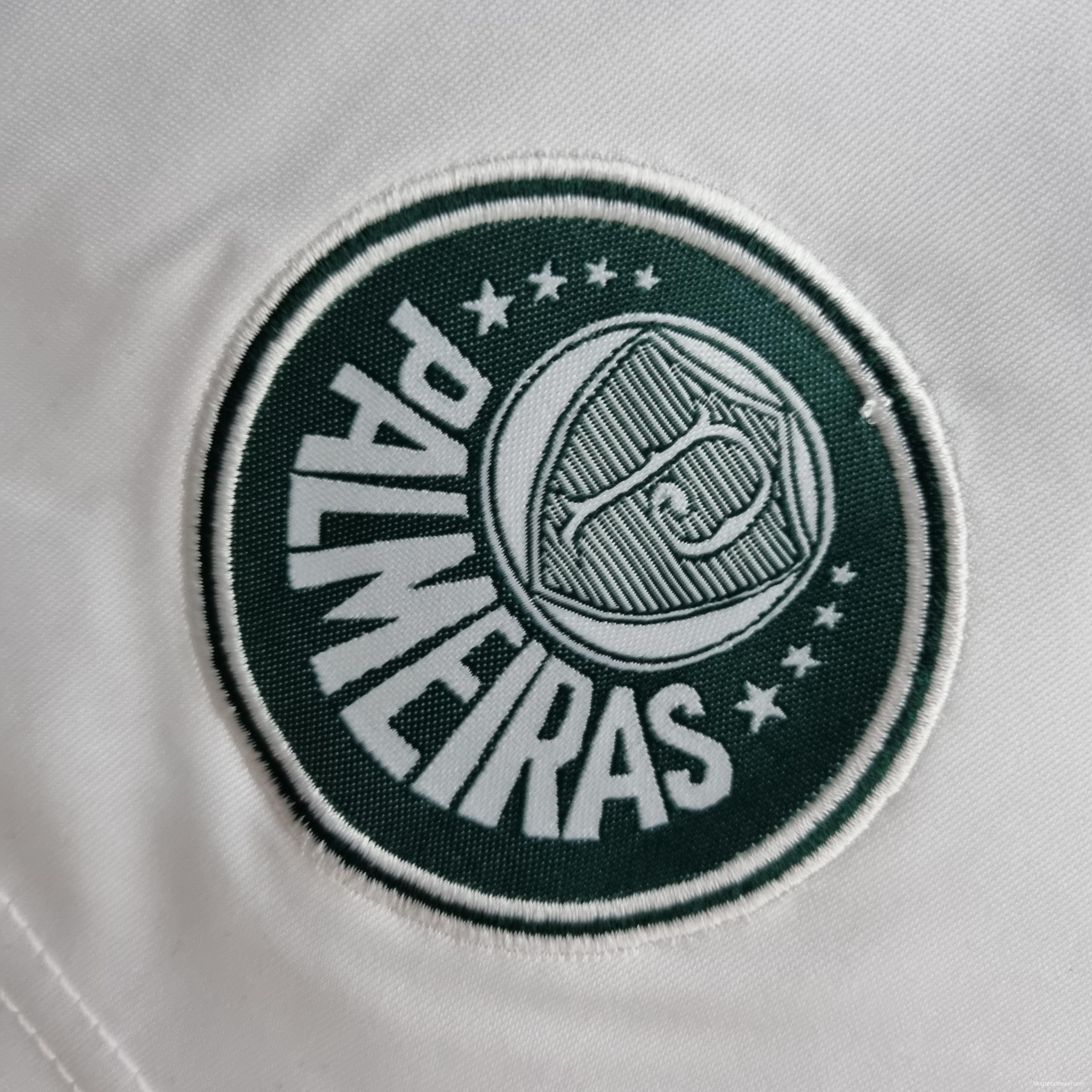 22/23 Palmeiras Shorts White Soccer Jersey