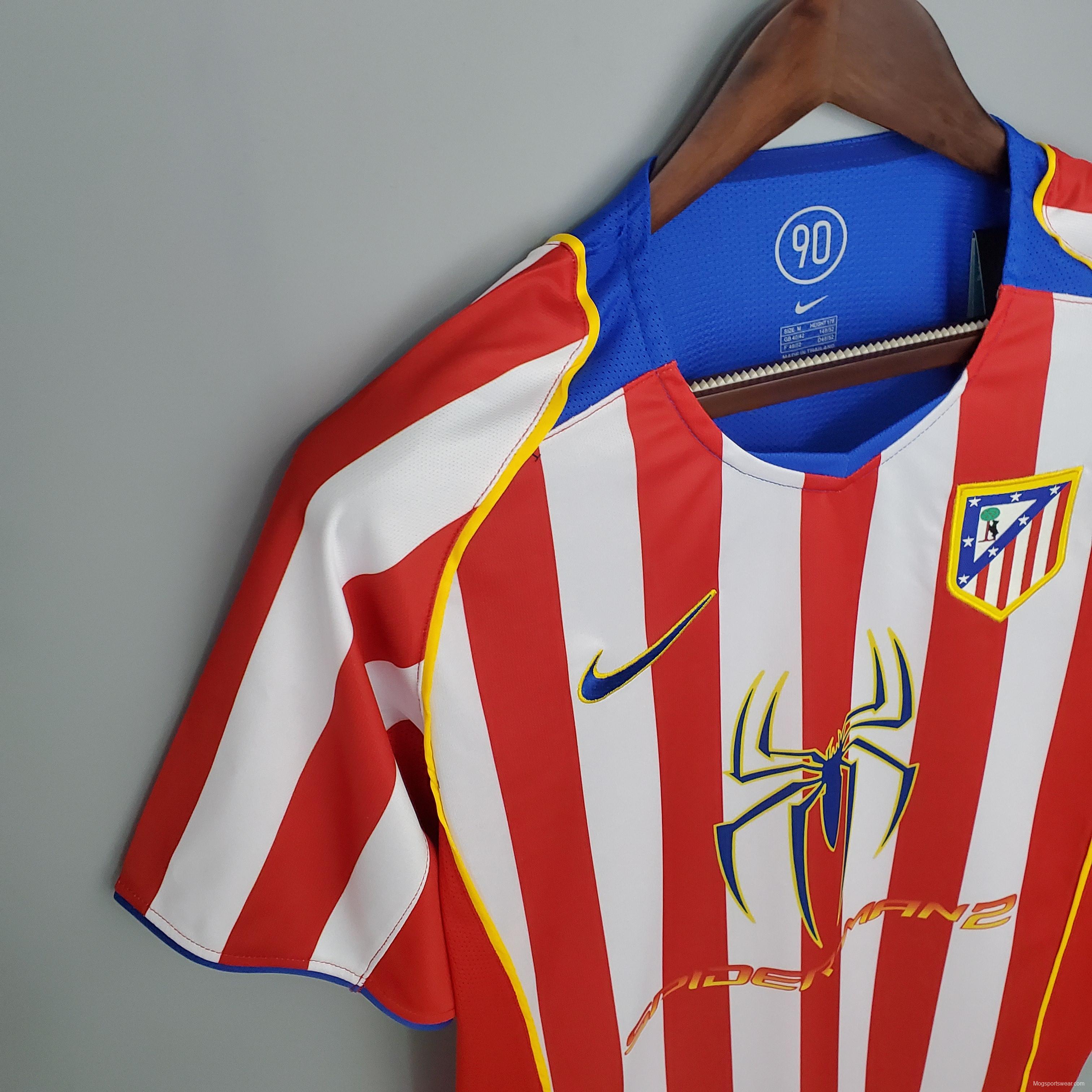 Retro Atletico Madrid 04/05 home Soccer Jersey