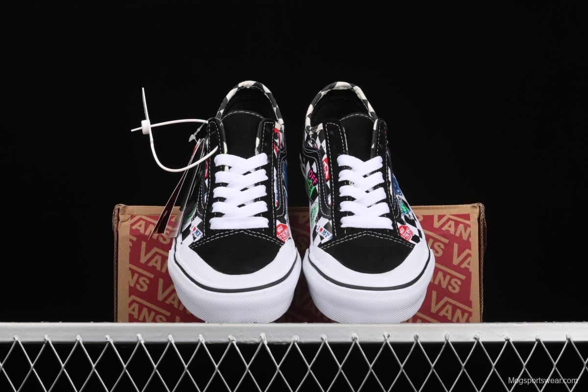 Vans Style 36 Cecon SF Vance color Logo printed low-top casual board shoes VN0A3MVL3P0