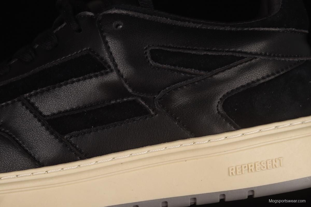 Represent Reptor Low Pharaoh's same series board shoes are black