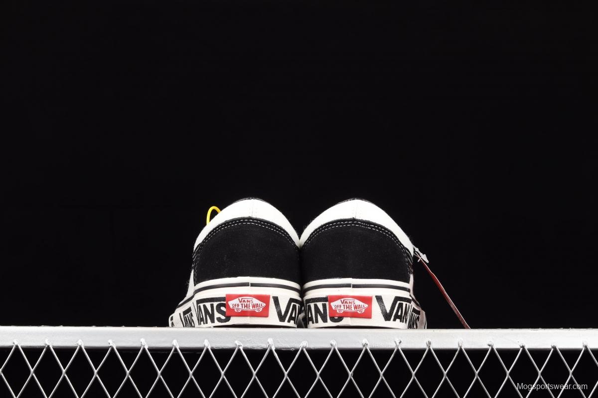 Vans Style 36 new half-crescent black and white side LOGO printed low-top casual board shoes VN0A3ZCJ9IG