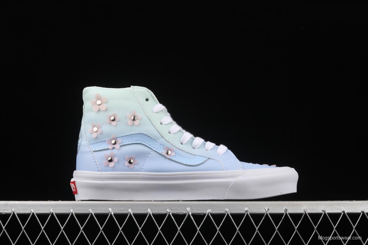 SpongeBob x Vans Sk8-Hi joint series limited high-top casual board shoes VN0A38GF9ZM