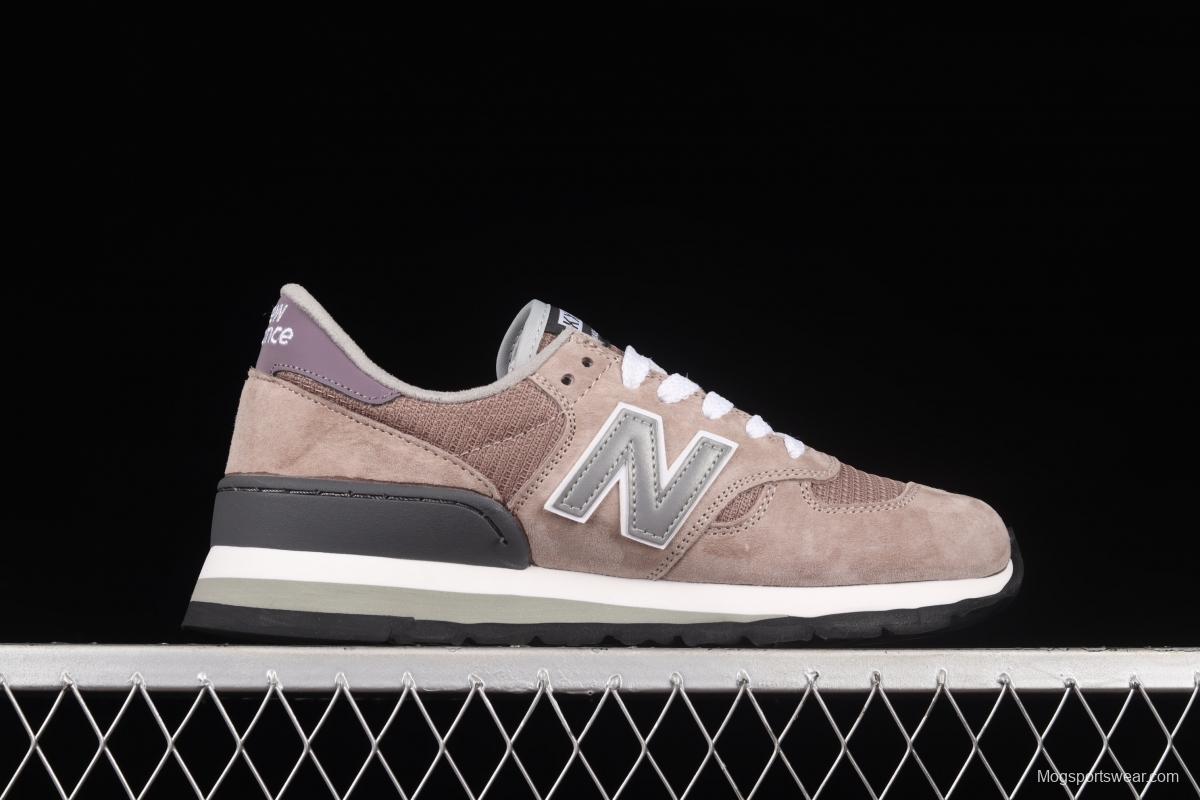 Kxth x New Balance New Bailun 990 Series Joint style retro Leisure running shoes M990KT1