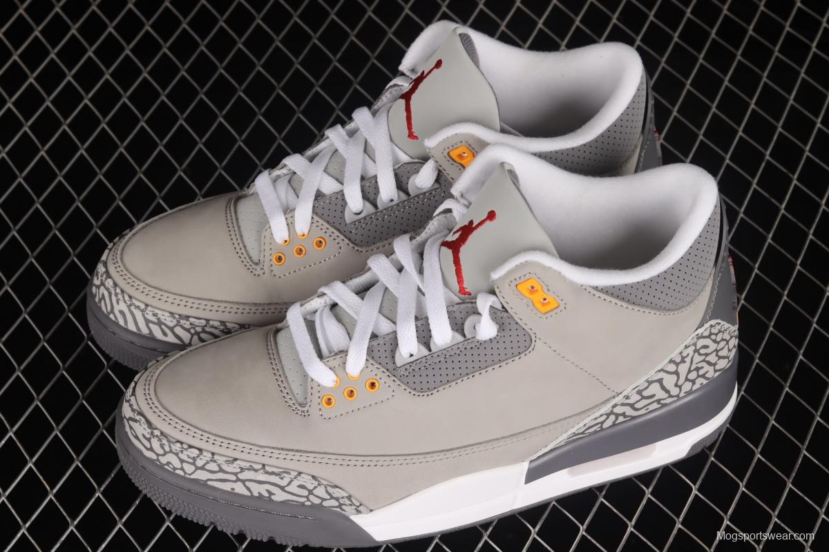 Air Jordan 3 Cool Grey AJ3 Joe 3 Grey Wolf CT8532-012