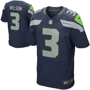 Men's Russell Wilson College Navy Player Elite Team Jersey