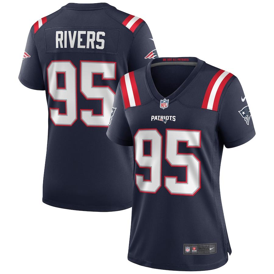 Women's Derek Rivers Navy Player Limited Team Jersey