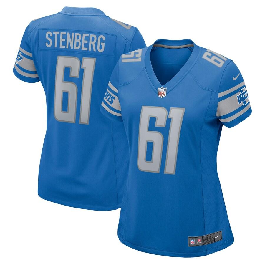 Women's Logan Stenberg Blue Player Limited Team Jersey