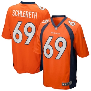 Men's Mark Schlereth Orange Retired Player Limited Team Jersey