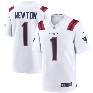 Men's Cam Newton White Player Limited Team Jersey