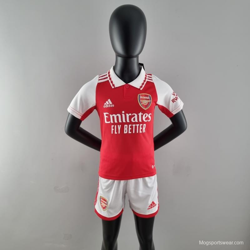 22/23 Arsenal Home Kids SIZS:16-28 Soccer Jersey