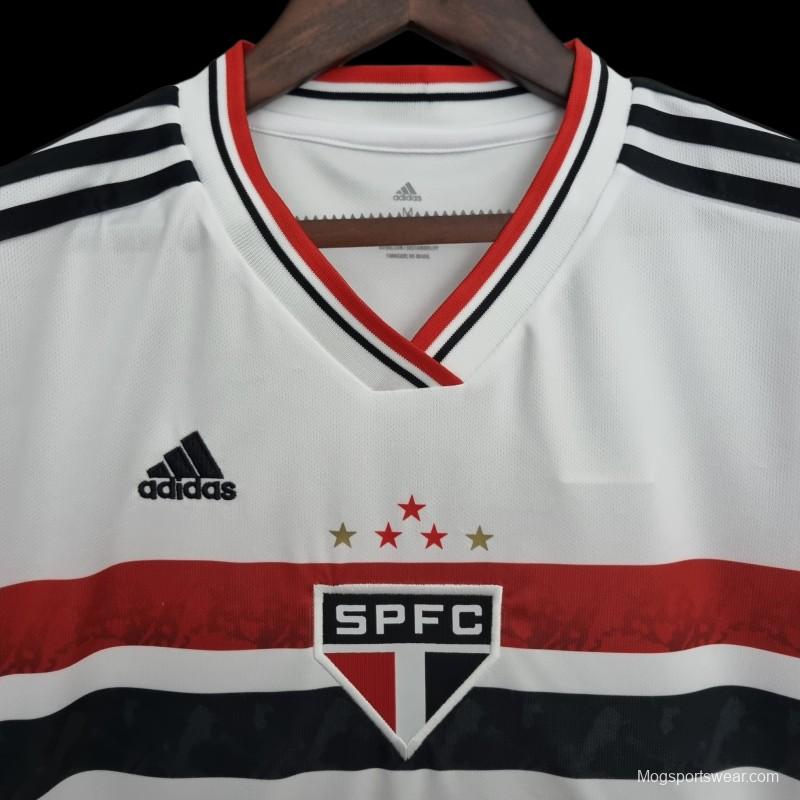 22/23 São Paulo Woman Home  Soccer Jersey