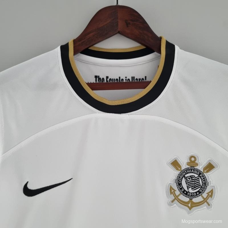 22/23 Women Corinthians Home  Soccer Jersey