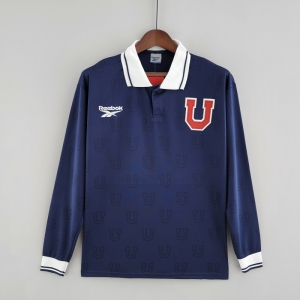 Retro 1998 Long Sleeve Universidad De Chile Home Soccer Jersey