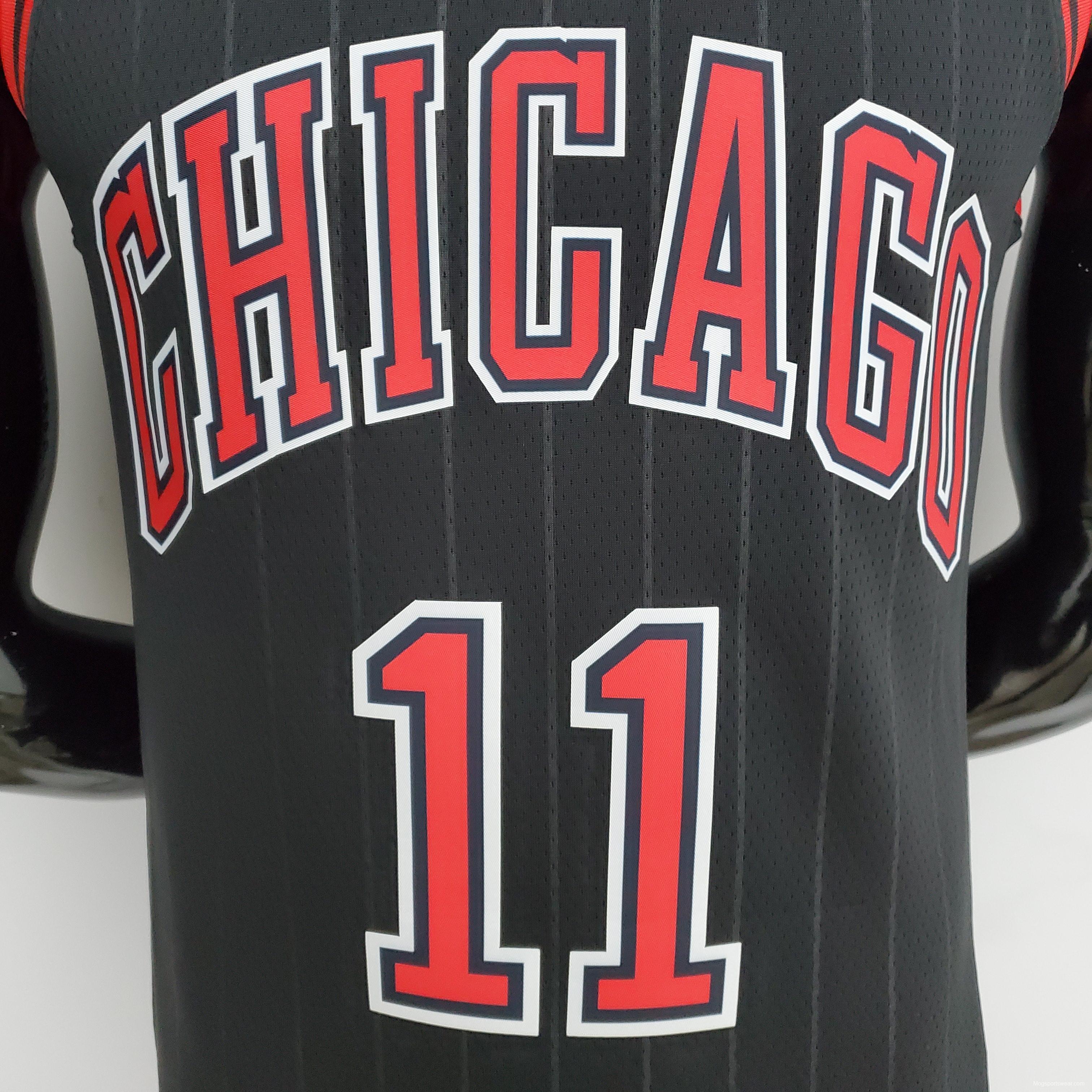 75th Anniversary DeRozan#11 Bulls Flyers Black NBA Jersey