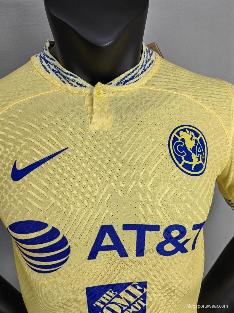 Player Version 22/23 Club America Home Soccer Jersey