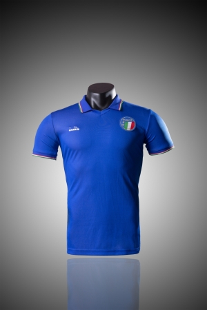 Retro 1990 Italy Home Soccer Jersey