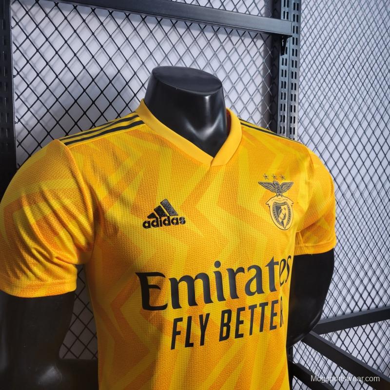 22/23 Player Benfica Away Soccer Jersey