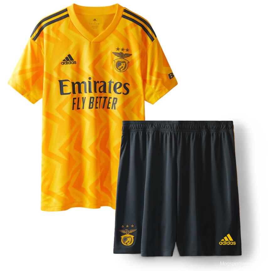 22 23 Kids Benfica Away Yellow Jersey