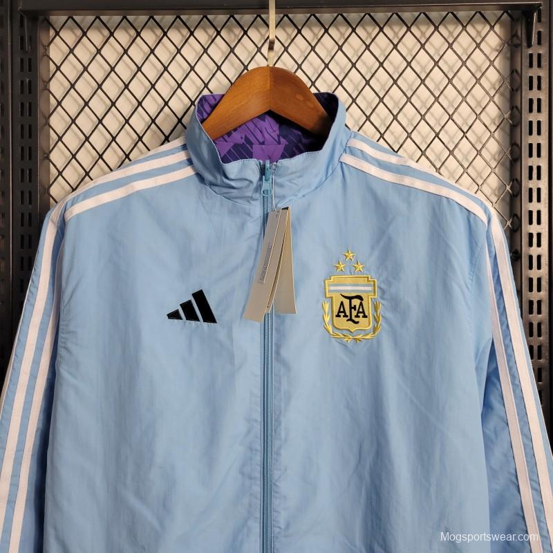 3-star 2023 Argentina Reversible Windbreaker