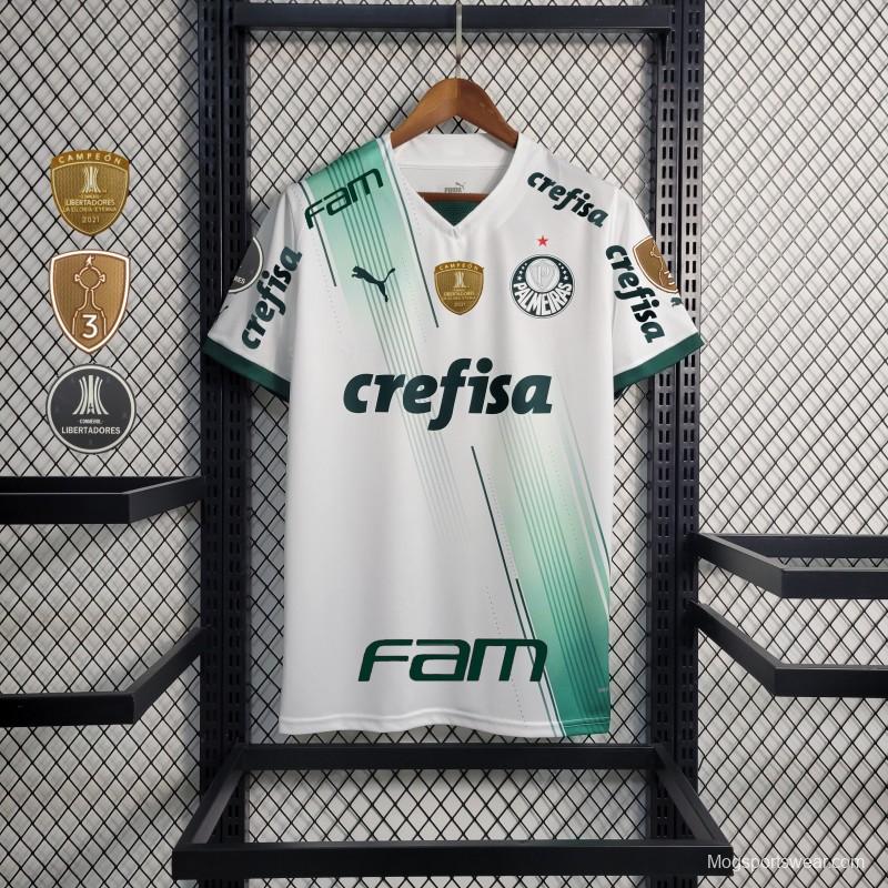 23/24 Palmeiras Away Jersey +With Full Sponsors+Patches