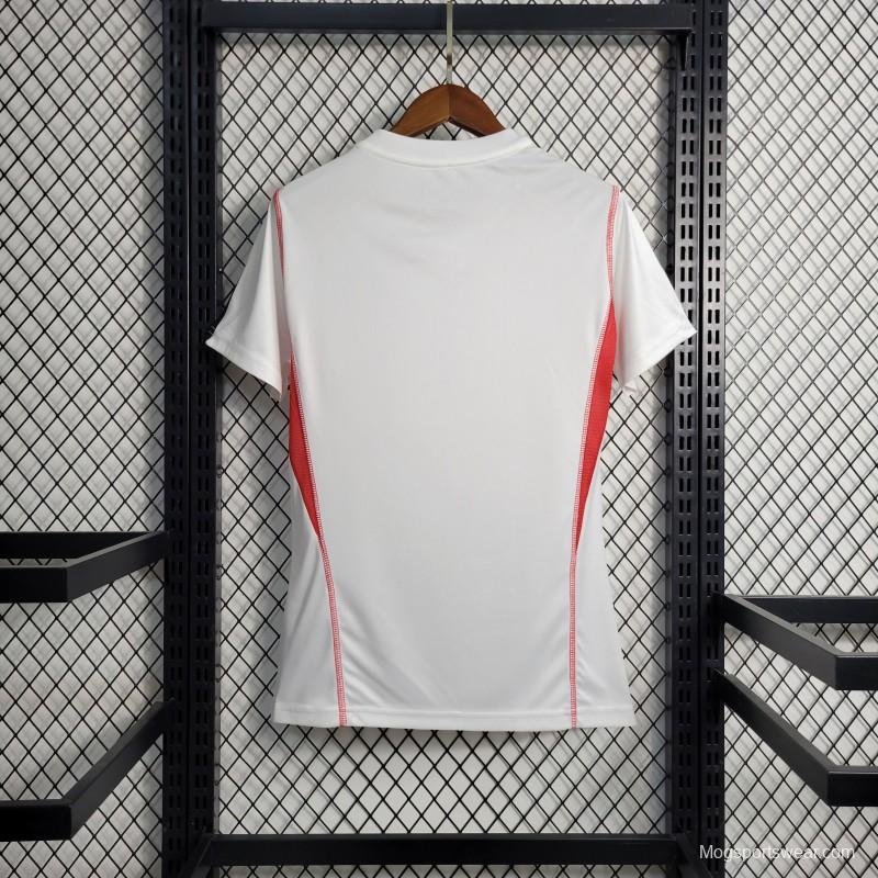 23-24 Women Flamengo White Training Jersey