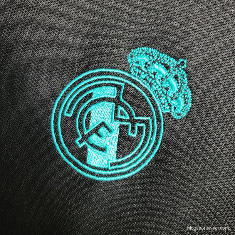 Retro 17-18 Real Madrid Away Black Jersey