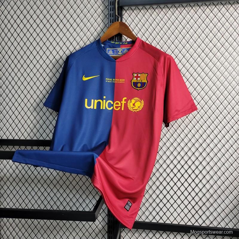 Retro 08-09 Barcelona Home Soccer Jersey