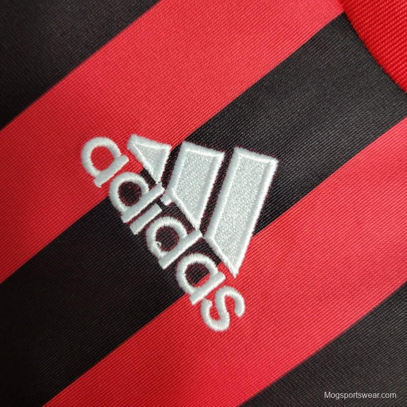 Retro 07-08 AC Milan Home Long Sleeve Jersey