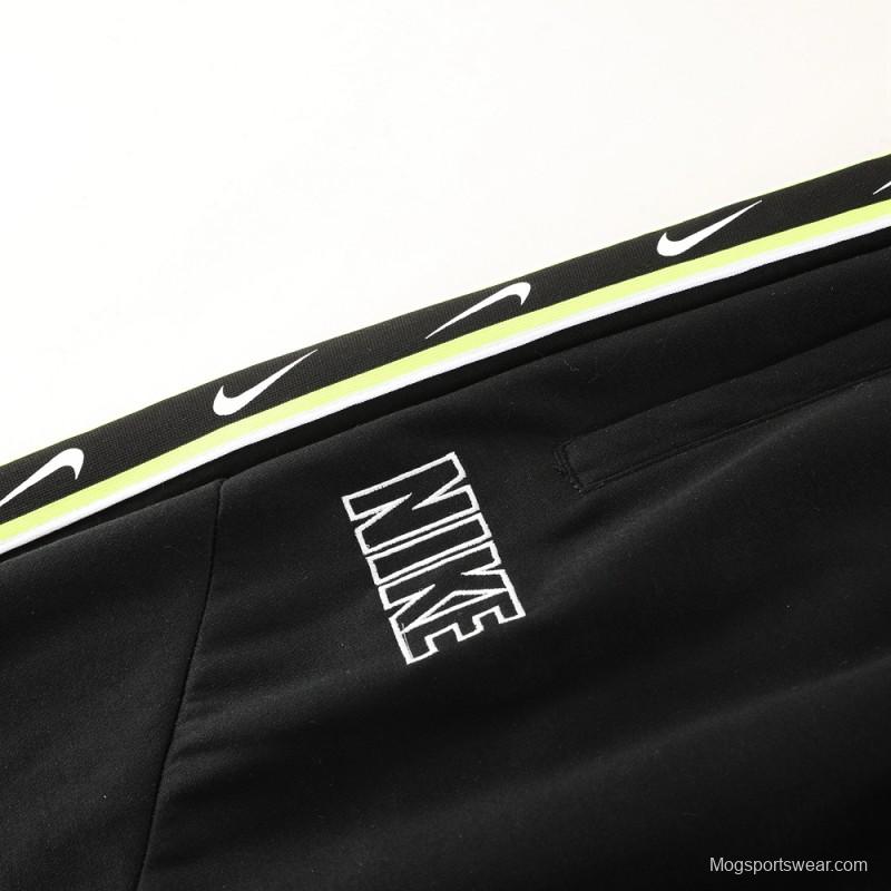 23/24 NIKE Black/Green Full Zipper Hooide Jacket+Pants