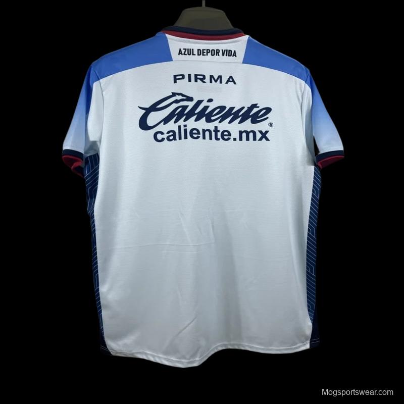 23/24 Cruz Azul Away White Jersey