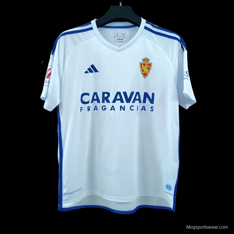 23/24 Real Zaragoza Home Jersey