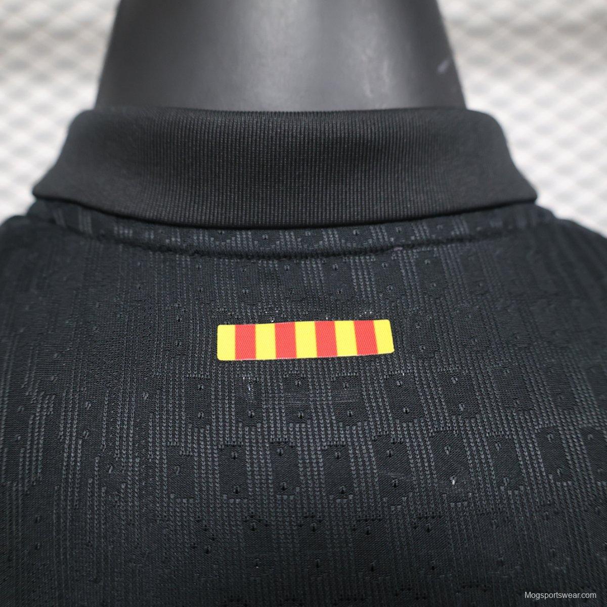 Player Version 24/25 Barcelona Away Black Jersey